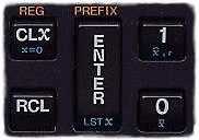 RPN calculator buttons