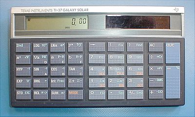 Texas Instruments TI-37 GALAXY SOLAR