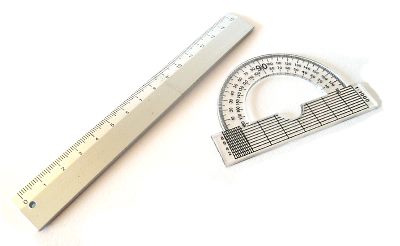 ruler and protractor