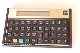 HP-12C financial calculator