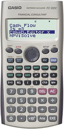 Calculatrice Casio FC-100V 