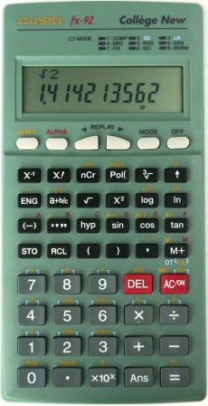 calculators/Casio fx-92 College New 
