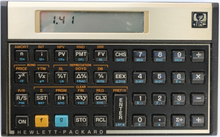 Hewlett Packard Hp 12c Calculator Org