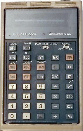 Lloyds ACCUMATIC 321 Scientific