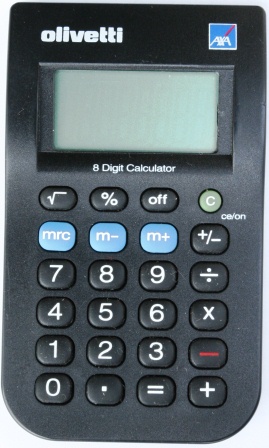 Olivetti 8 Digit Calculator