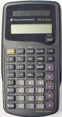 Texas Instruments BA-35 Solar