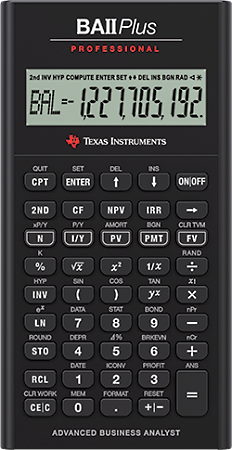 Texas Instruments BA II Plus Professional