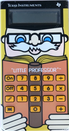 Calculadora Childs Little Profesor Texas Instrumentos Matemáticas Aprendizaje. C2 