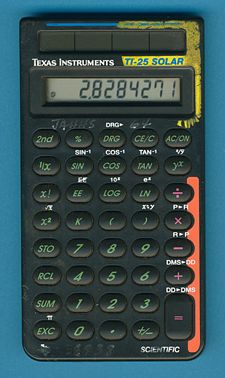 Texas Instruments TI-25 SOLAR