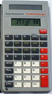 Texas Instruments TI-30 Challenger