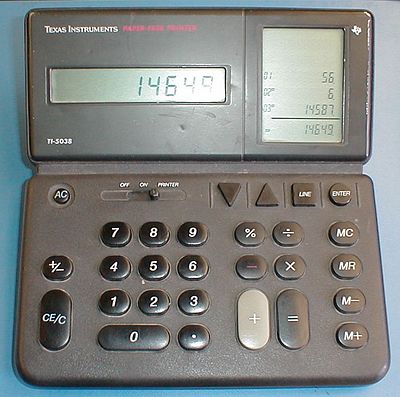 Texas Instruments TI-5038 PAPER-FREE