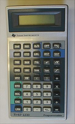 TI-57 Programmable Calculator