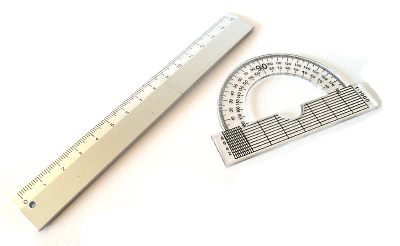 ruler and protractor ruler and protractor