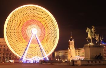 a Ferris wheel