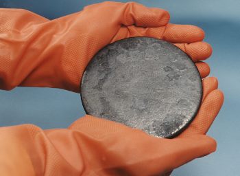 billet of enriched uranium