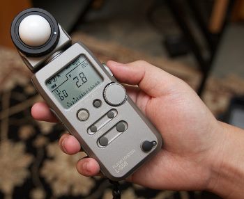 an incident light meter