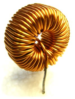 a toroidal inductor