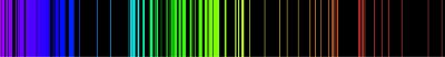 emmission spectrum of iron